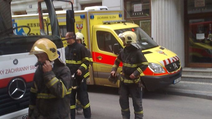 Pražští hasiči v akci. Ilustrační foto