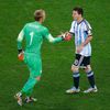 MS 2014, Argentina-Nizozemsko: Jasper Cillessen - Lionel Messi