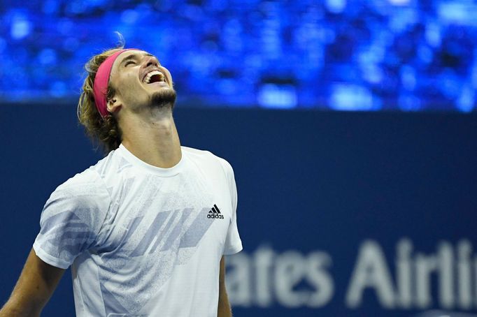 Alexander Zverev po postupu do finále US Open.