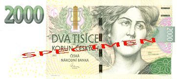 Nová dvoutisícovka - líc
