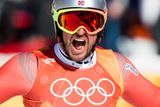 Dvojnásobný mistr světa se v 35 letech stal zároveň nejstarším olympijským vítězem ve sjezdovém lyžování.