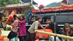 Nepál - zemětřesení - reportáž