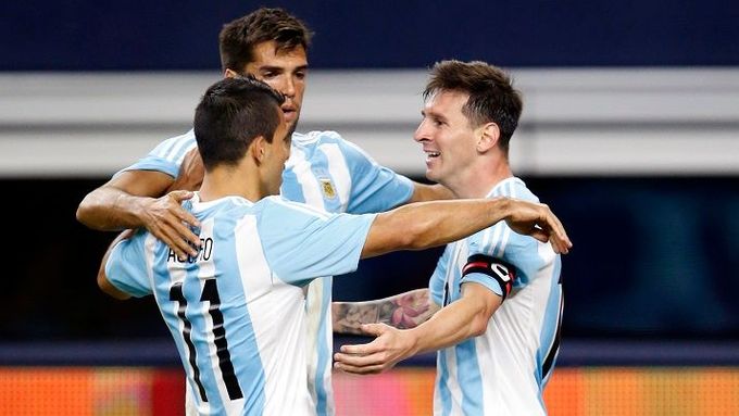 Lionel Messi se raduje z gólu