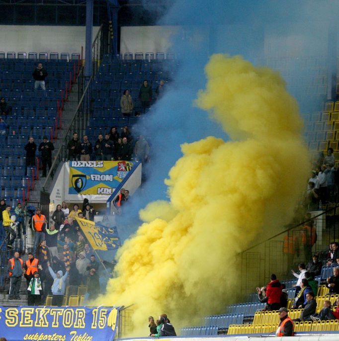 GL, Teplice-Sparta: fanoušci Teplic