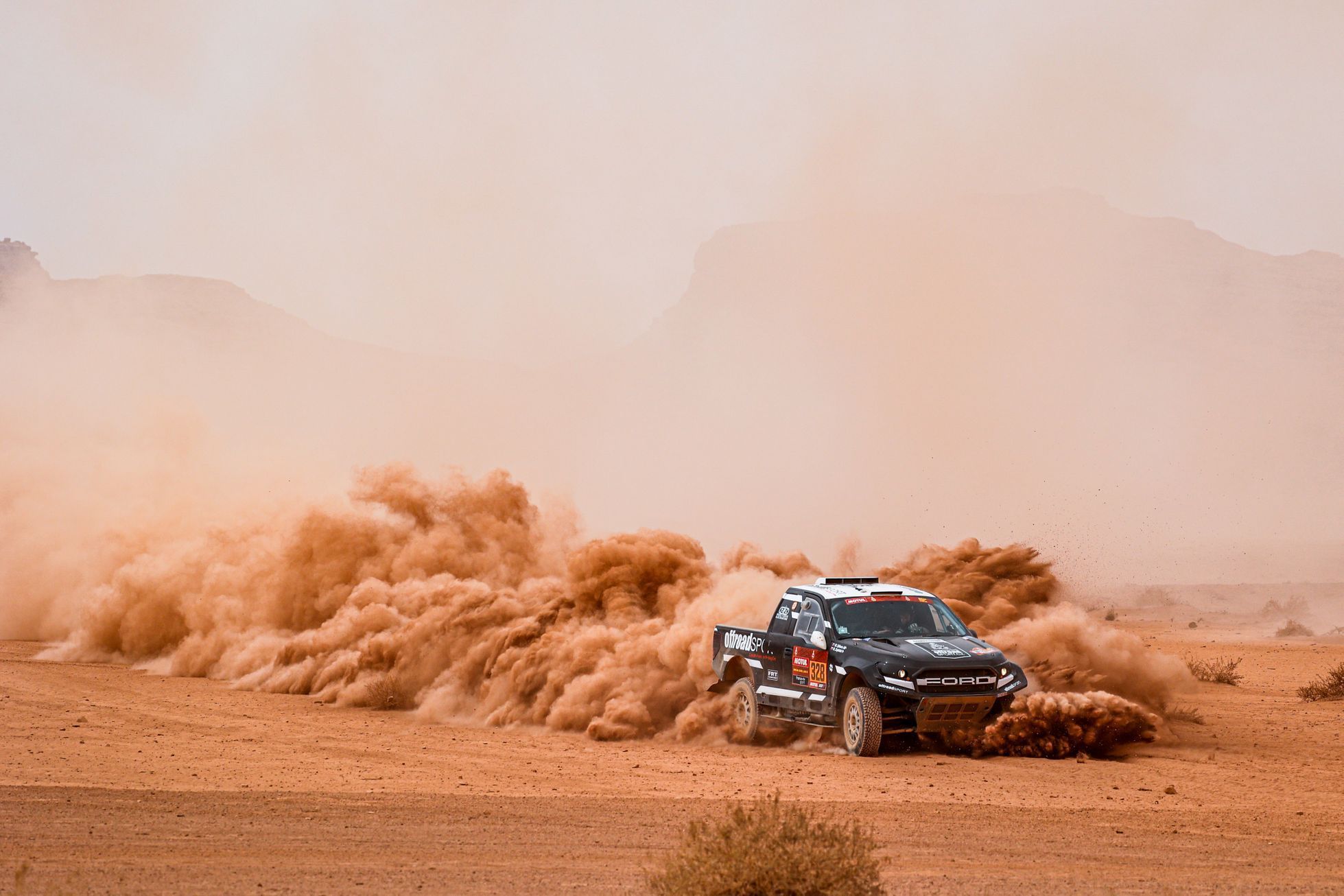 Miroslav Zapletal (Ford) v 10. etapě Rallye Dakar 2021