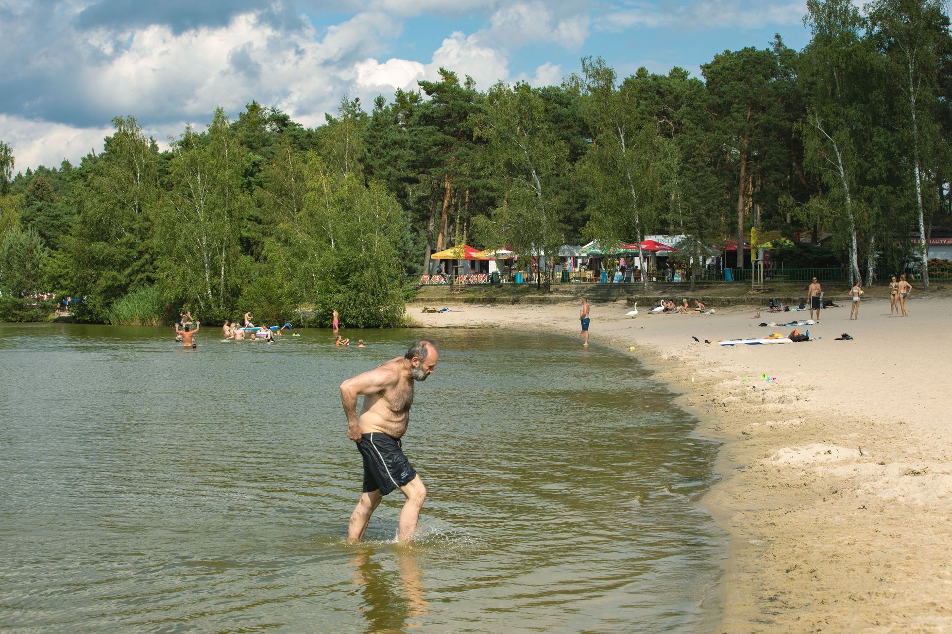 Máchovo jezero, Doksy, kemp Bílý kámen, Mácháč