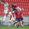 Lukáš Provod v zápase kvalifikace MS 2022 Česko - Belgie