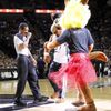 San Antonio Spurs - Utah Jazz (maskot)