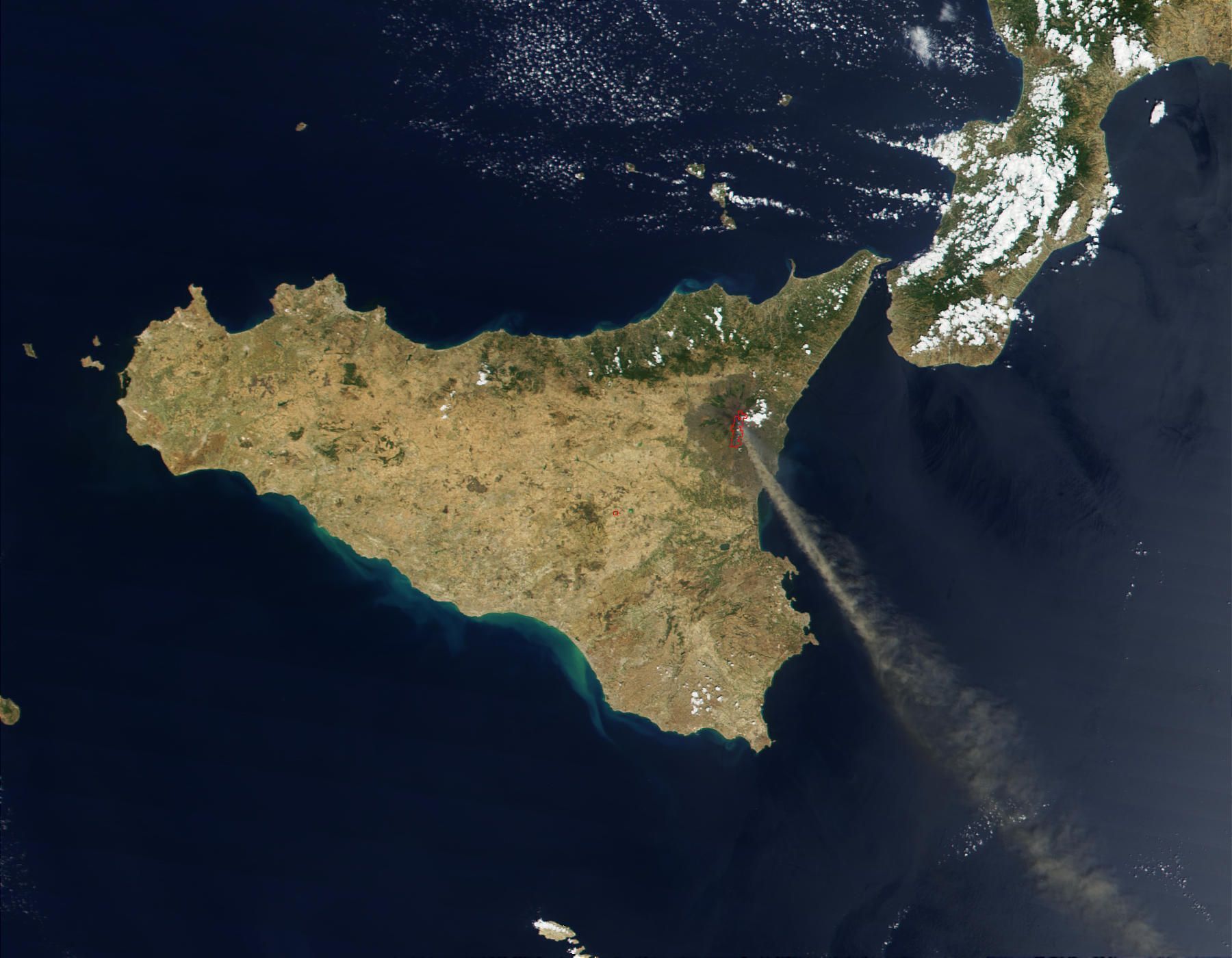 Sicílie: Objevena obří podmořská sopka