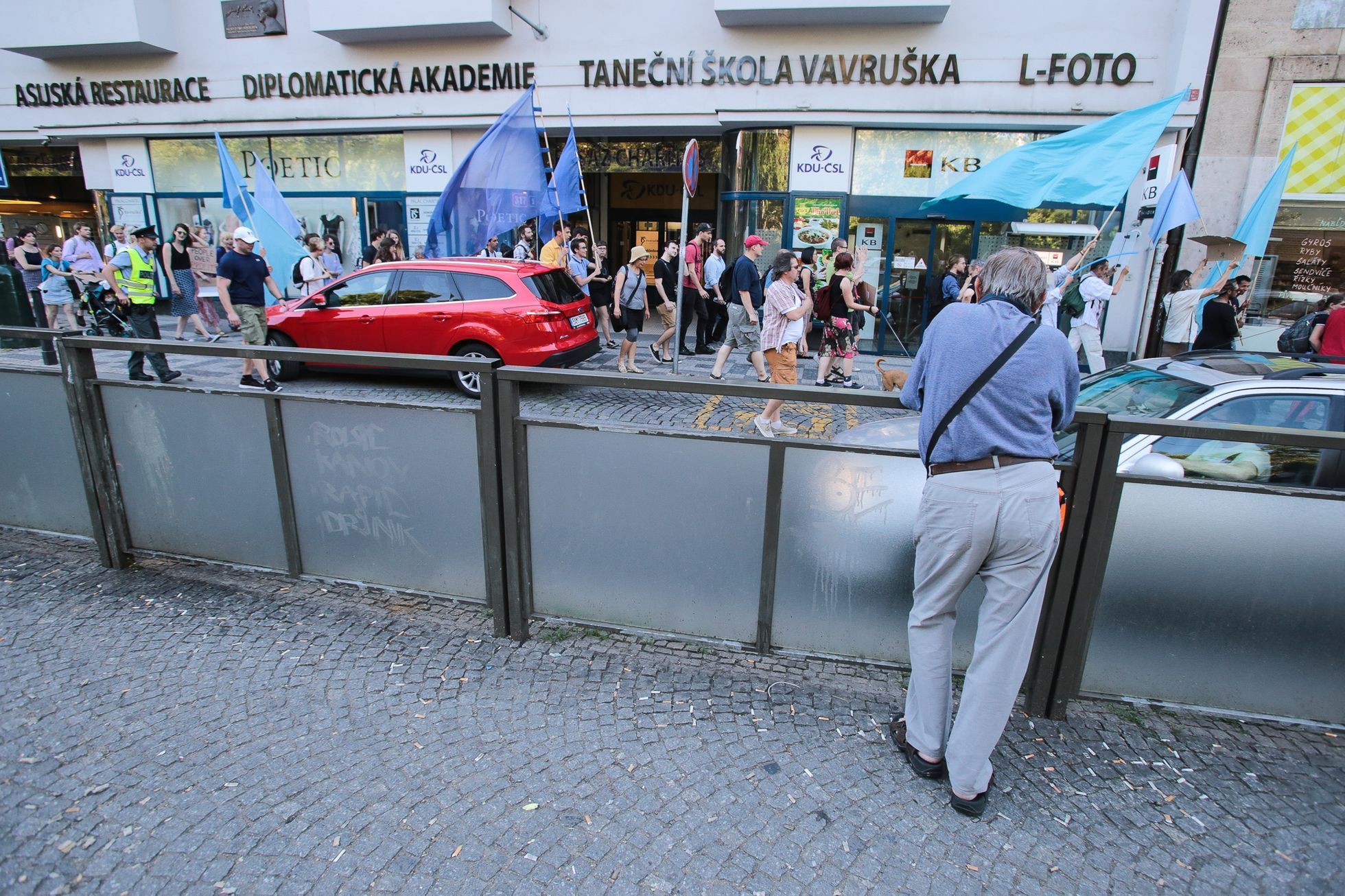 Demonstrace za zákon o sociálním bydlení, Praha