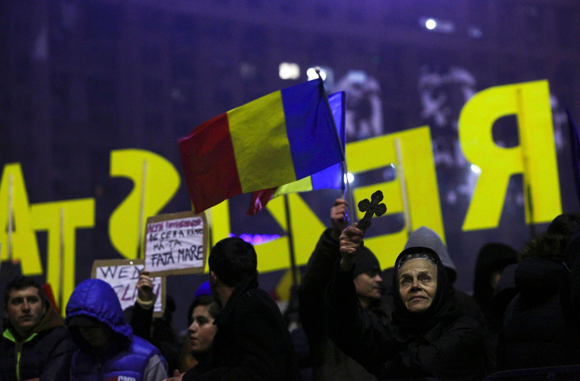 Rumunsko - protesty