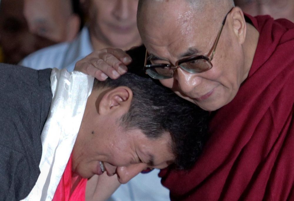 Inaugurace nového tibetského exilového premiéra Lobsanga Sangaye