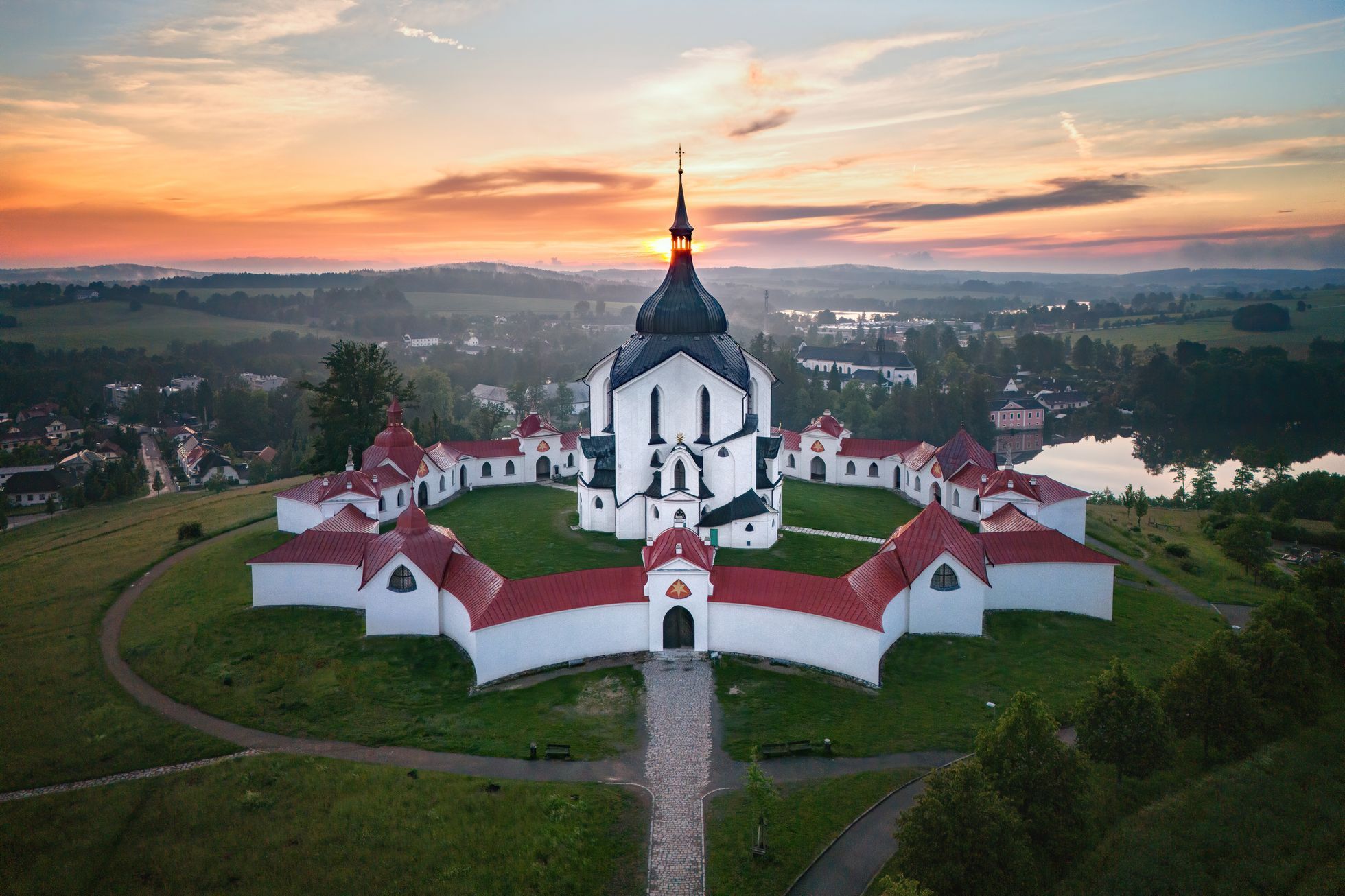 Kostel svatý Jan Nepomucký Zelená hora