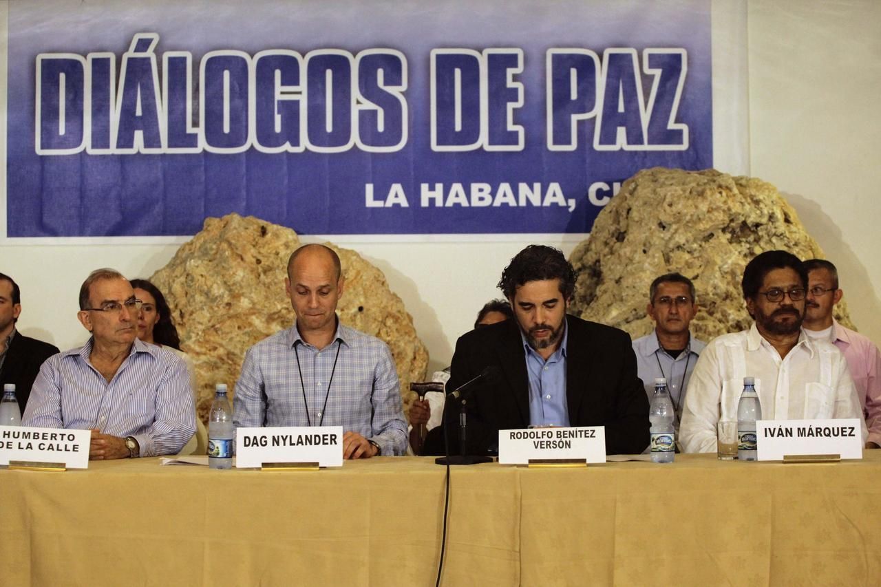 Jednání kolumbijské vlády s FARC.
