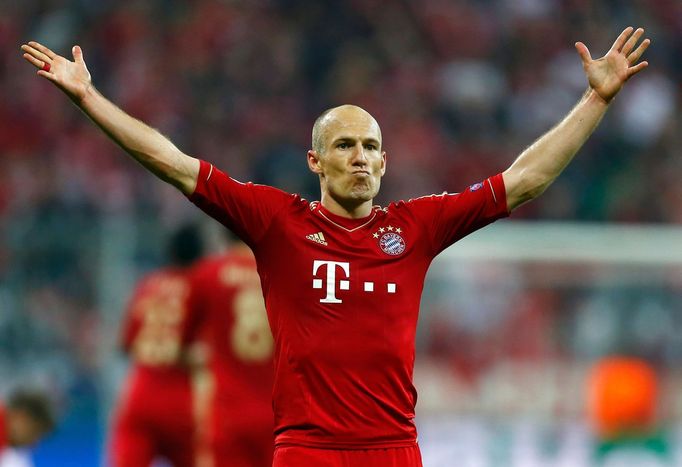 LM, Bayern - Barcelona: Arjen Robben, gól na 3:0