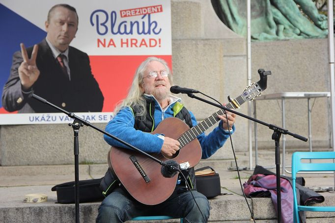 Tonda Blaník kandiduje na prezidenta - mítink