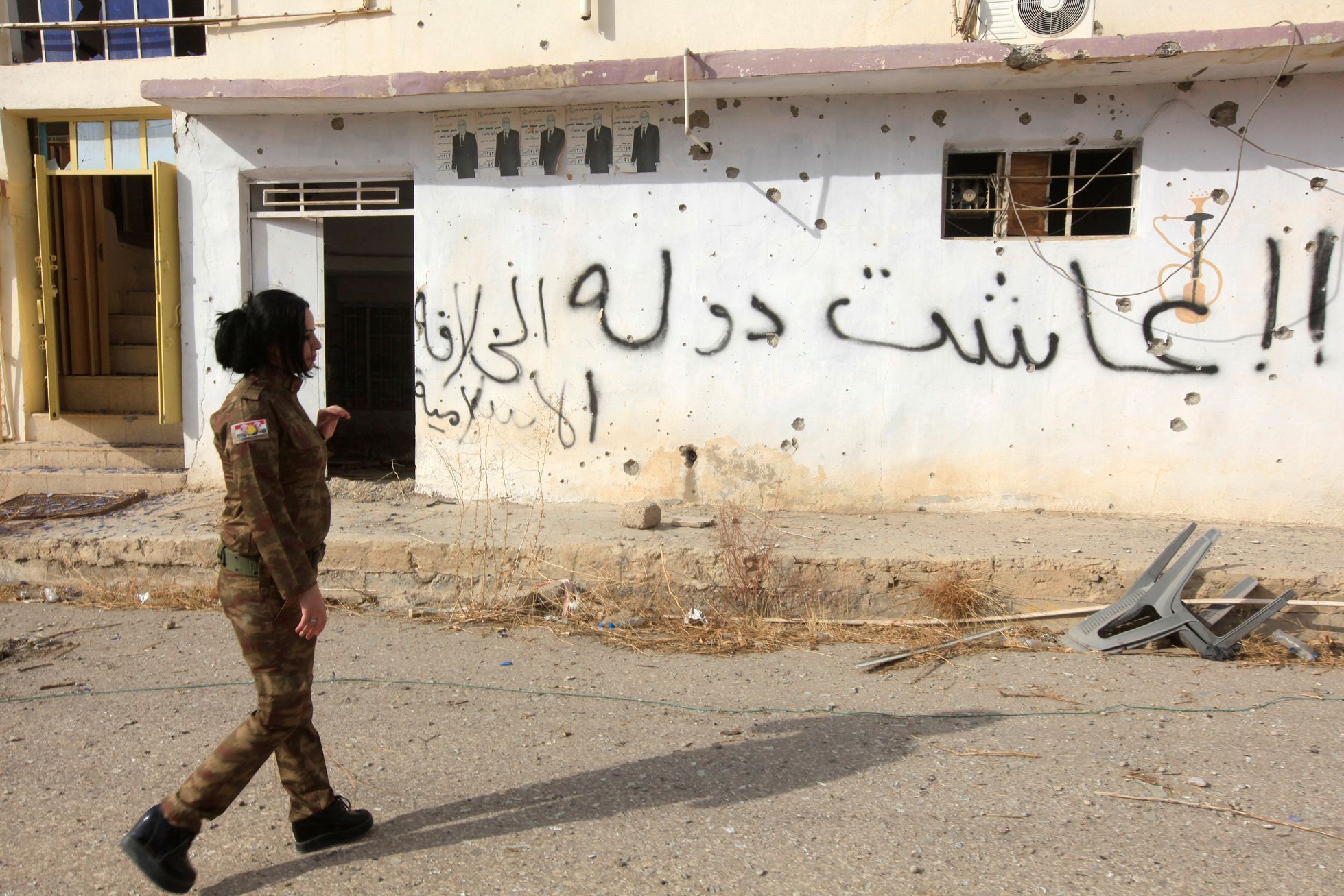 Kurdské síly v iráckých městech dobytých na organizaci Islámský stát