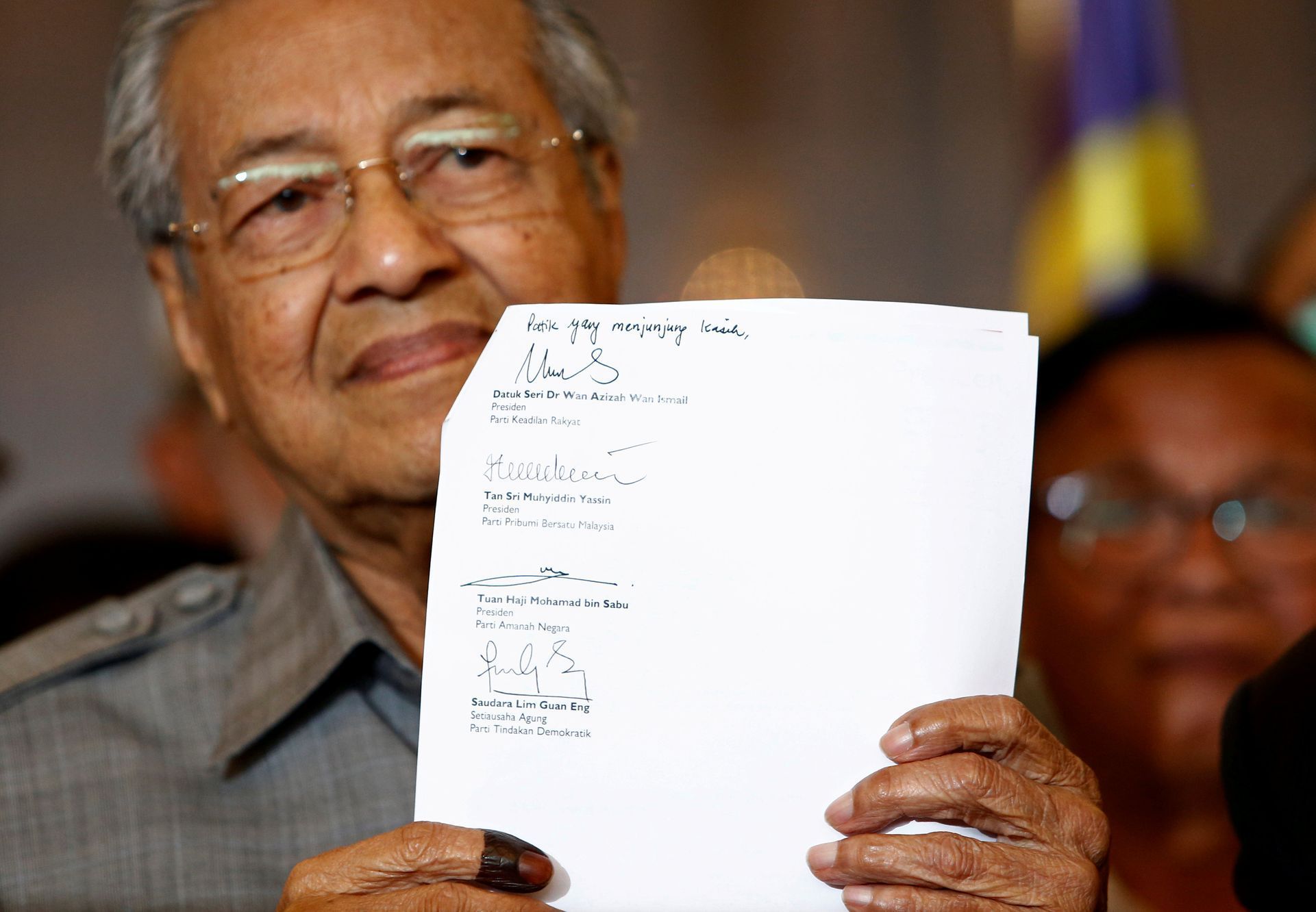 Premiér Malajsie Mahathir Mohamad.