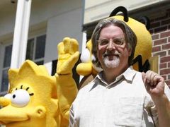 Simpsonovi ve filmu, americká premiéra, tvůrce Matt Groening zdraví fanoušky