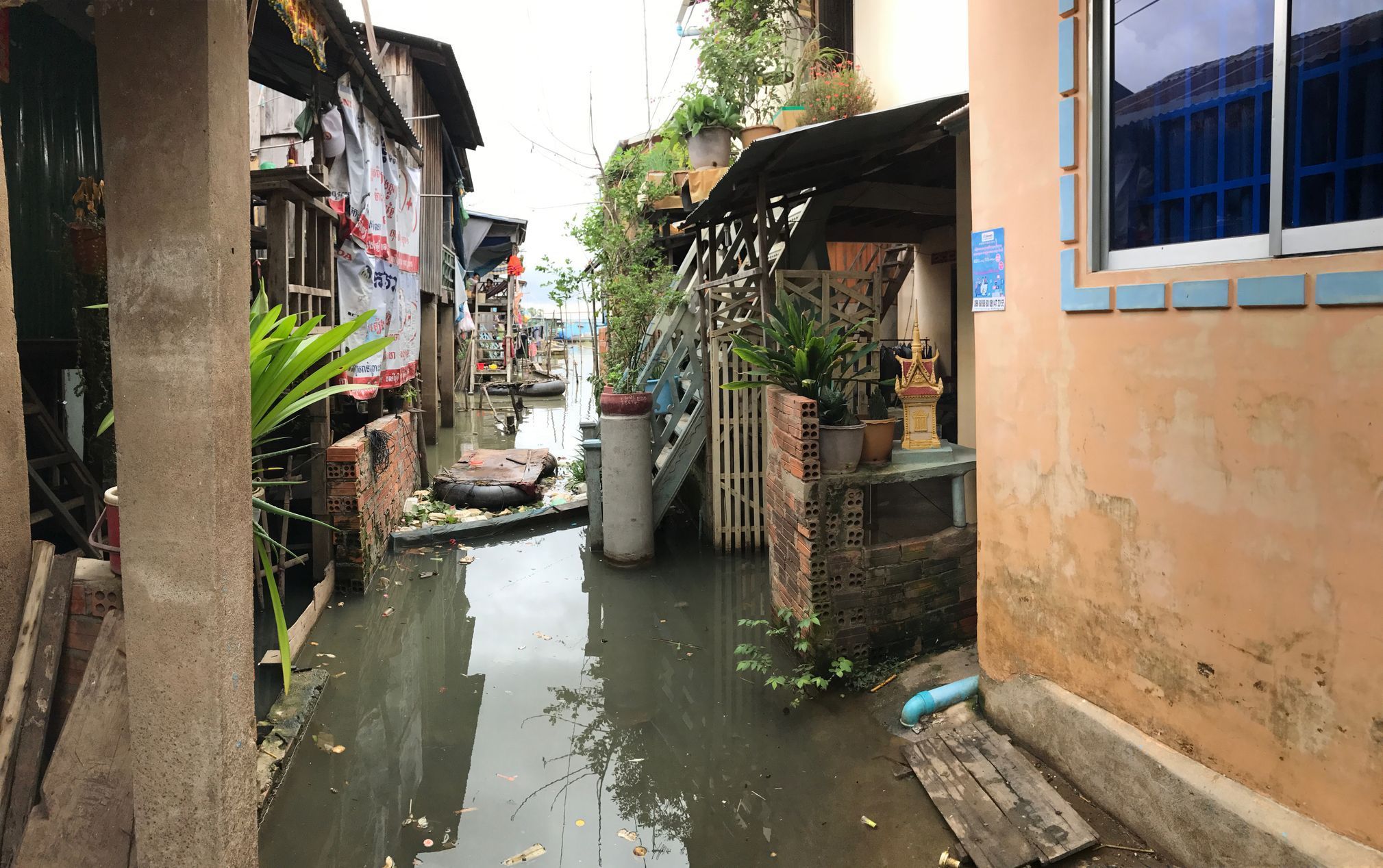 Kambodža, období dešťů
