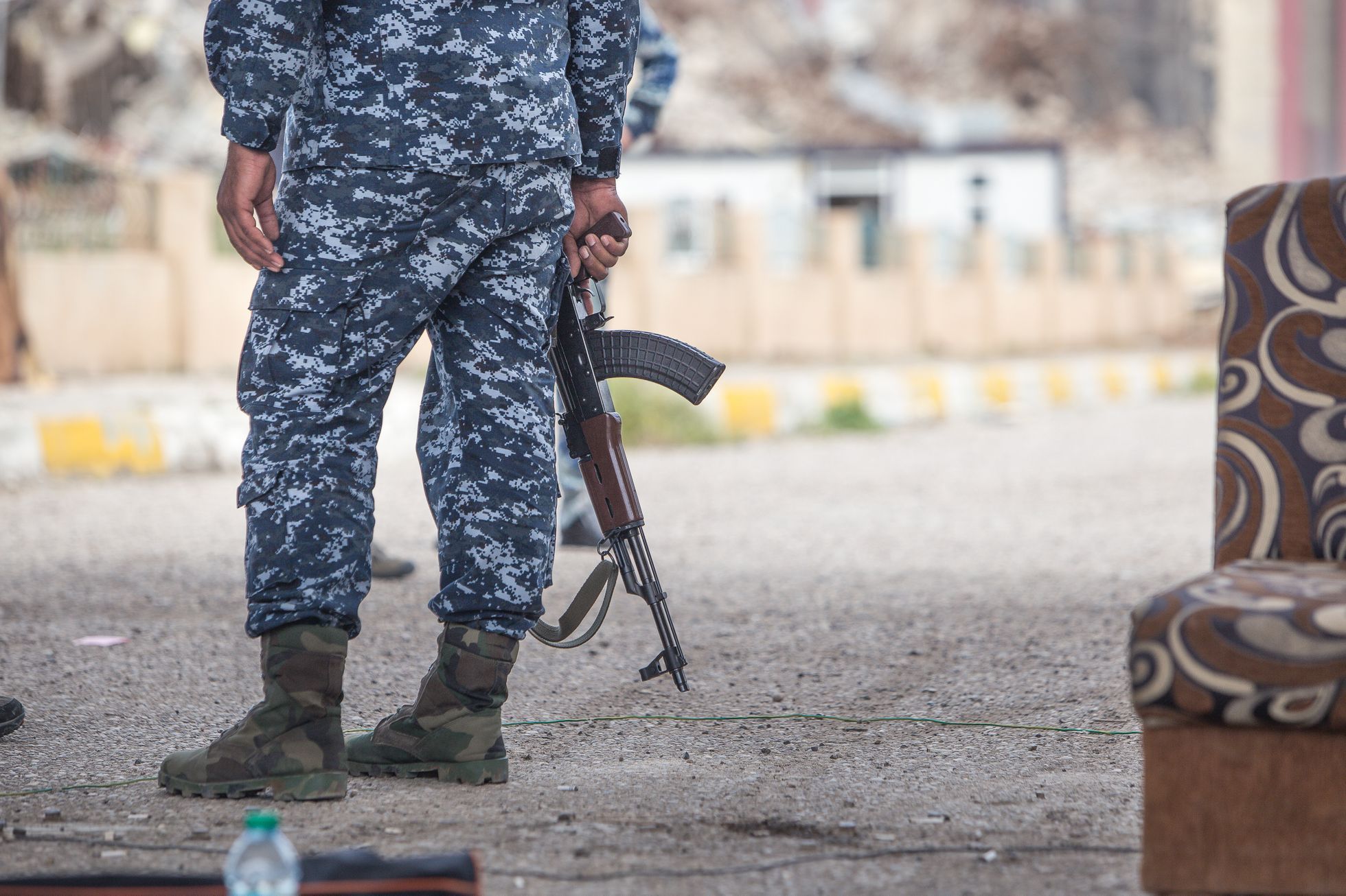 Východní Mosul po osvobození iráckou amrádou od Islámského státu, Irák