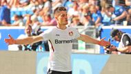 4. Patrik Schick - 148 milionů korun. Útočník Leverkusenu, druhý nejlepší střelec minulého ročníku bundesligy, je nejlépe placeným českým fotbalistou.