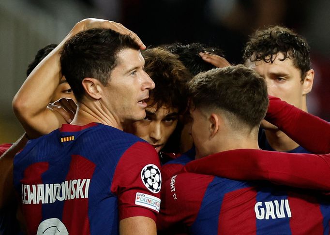 Radost fotbalistů Barcelona