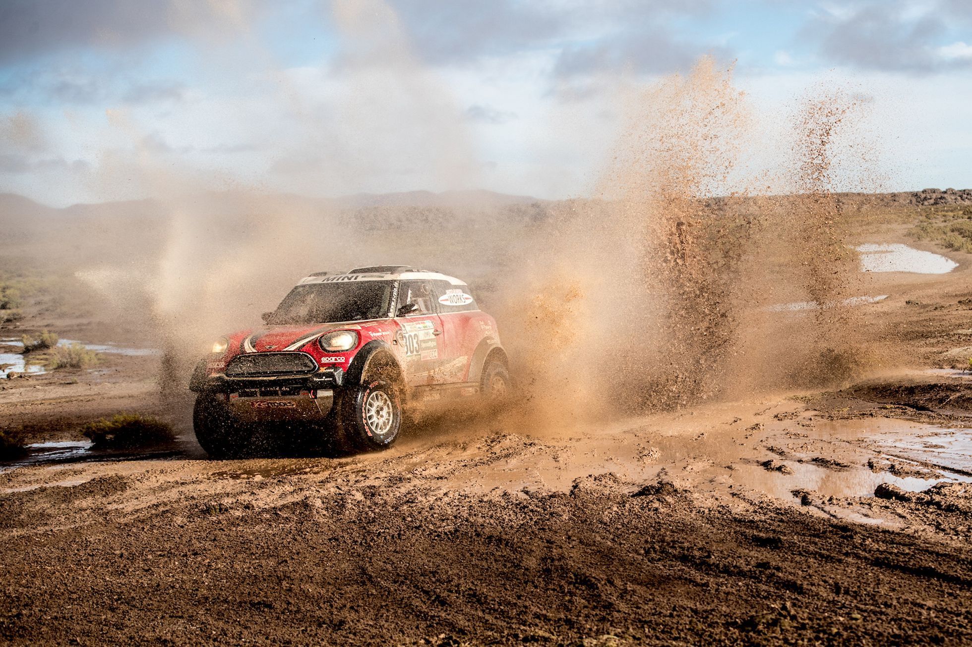 Mini JCW Rallye testování v Maroku