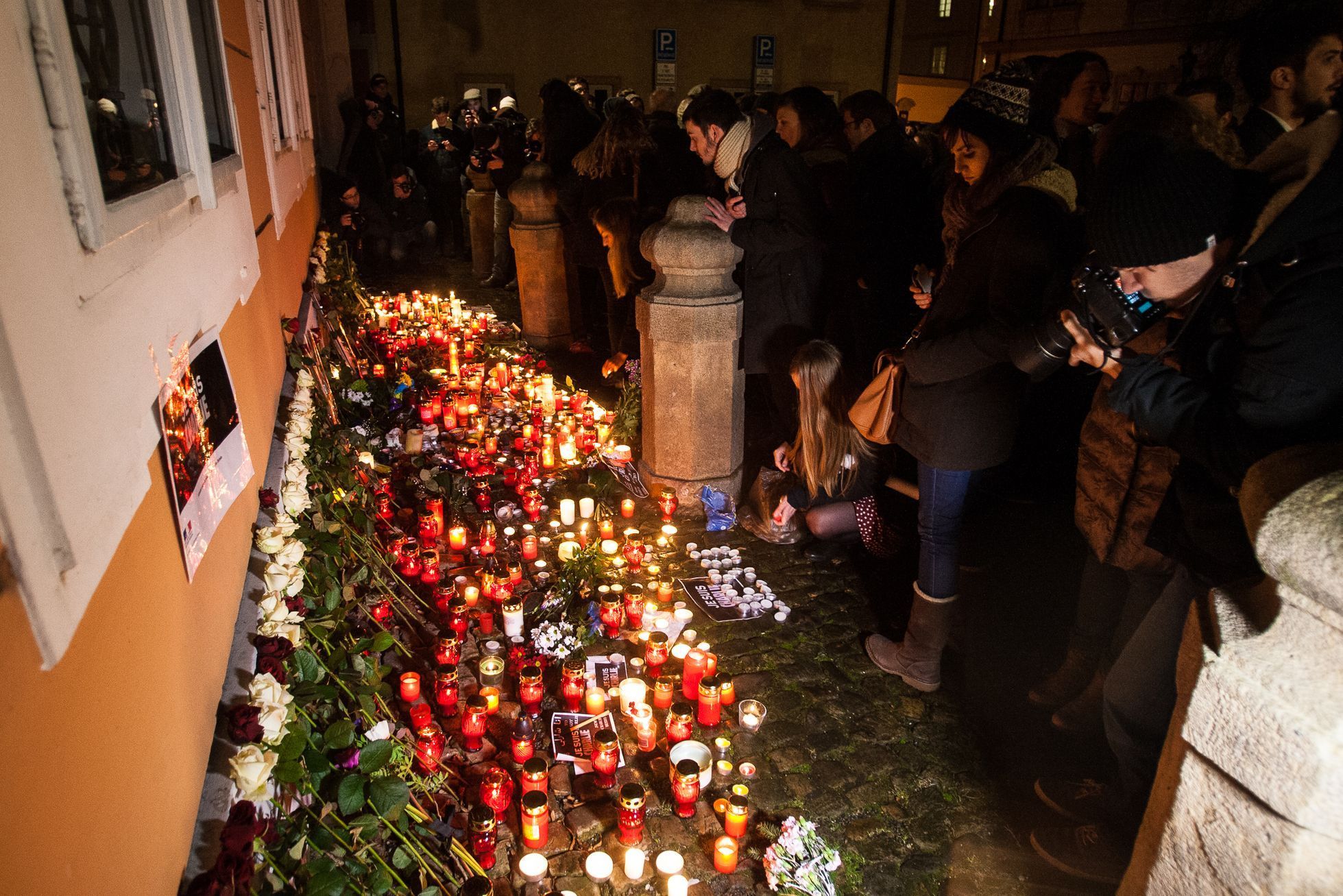 Pieta před francouzskou ambasádou