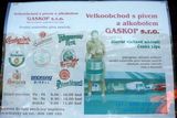 Druhé místo obsadila reklama velkoobchodu s alkoholem GASKOP v České Lípě.