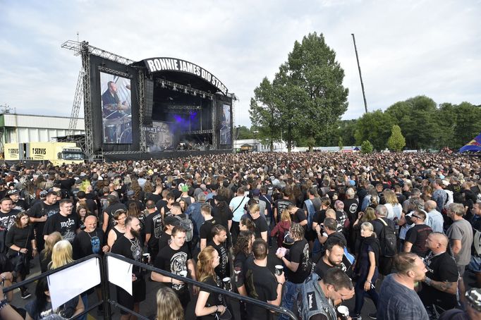 Návštěvníci festivalu Masters of Rock.