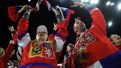 MS 2018, Česko-Bělorusko: radost českých fanoušků po výhře nad Běloruskem