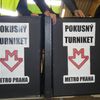 Pirátská akce proti turniketům v metru