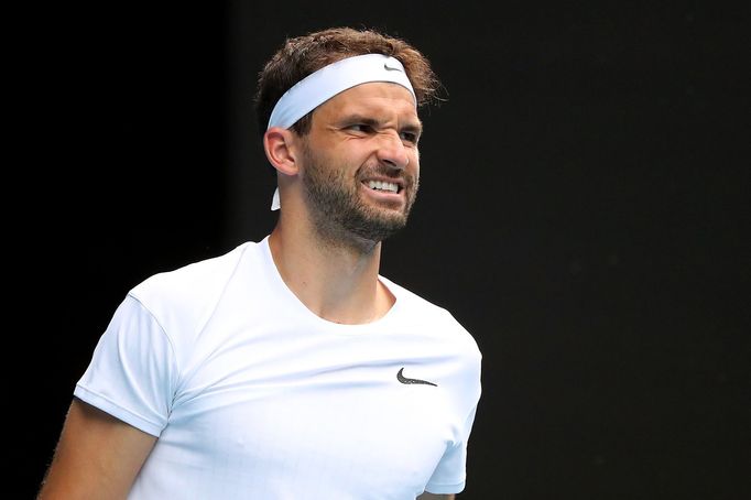 Grigor Dimitrov na Australian Open 2021.