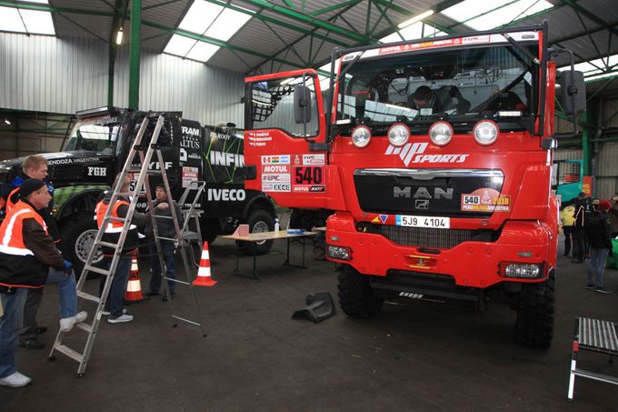 Odjezd na Rallye Dakar 2018: Robert Randýsek MAN