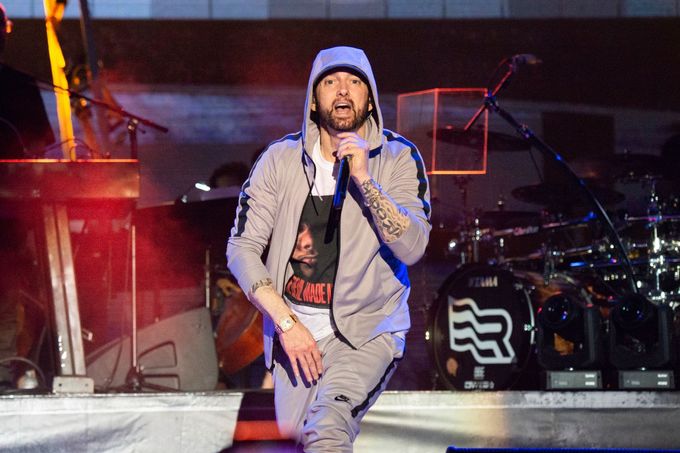 Americký rapper Eminem.