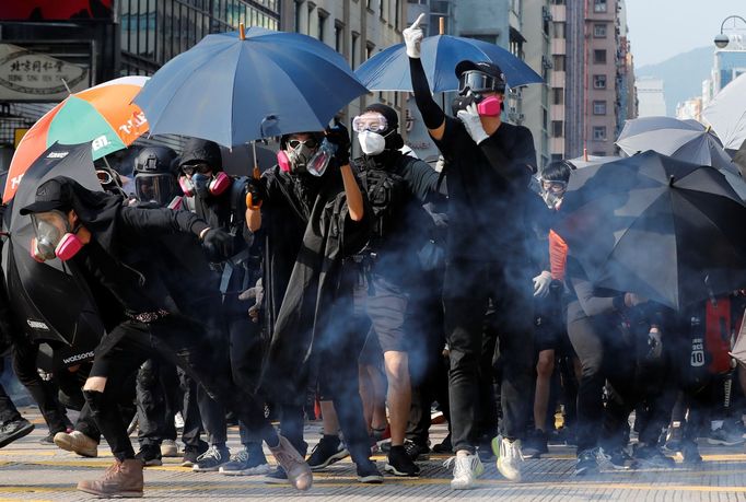 Protesty v Hongkongu