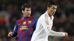 Španělský pohár: Barcelona - Real Madrid (Messi, Ronaldo)