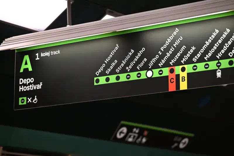 Čitelná Praha, foto, nový informačním systém