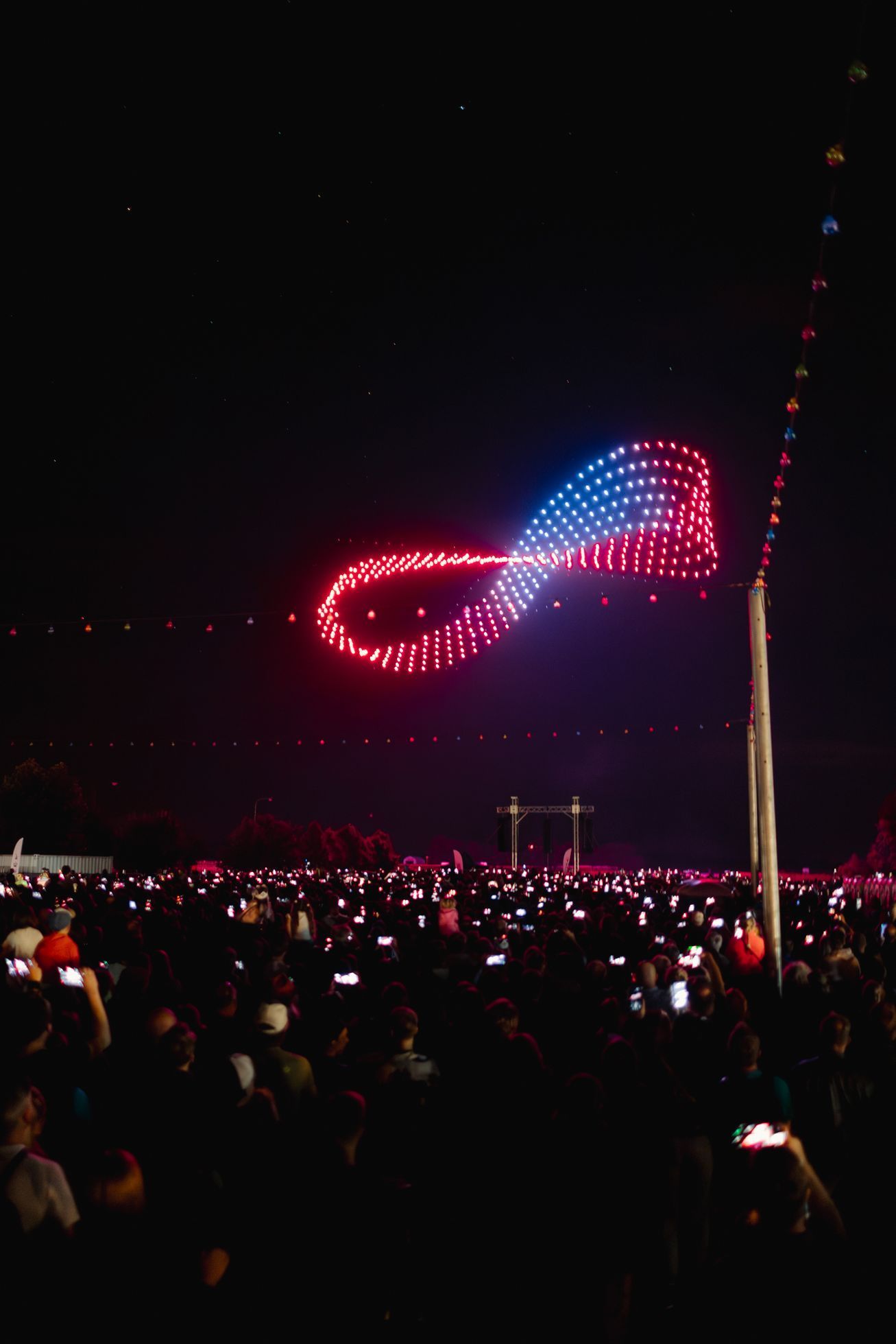 Dronová show v Hradci Králové