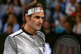Zápas s Wawrinkou měl Federer výborně rozehraný. V koncovce získal první set a ovládl i druhou sadu. Wawrinka hrál slušně, ale o něco více kazil.