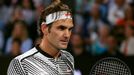 Roger Federer v semifinále Australian Open 2017 se Stanem Wawrinkou