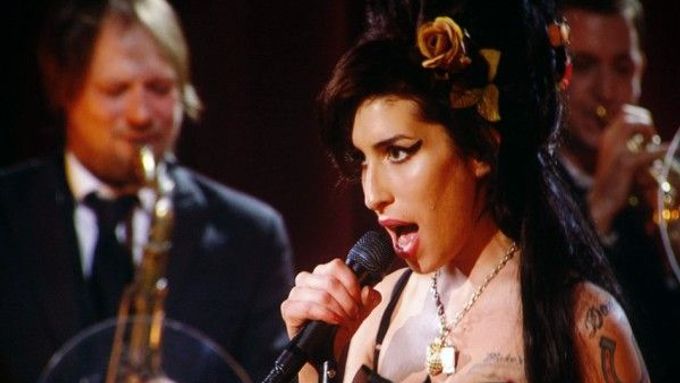 Amy Winehouse v londýnském studiu