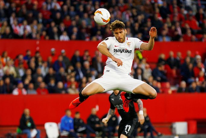 fotbal, Evropská liga 2018/2019, FC Sevilla - Slavia Praha, Sergi Gomez