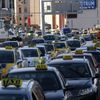 Taxikáři blokují centrum Prahy