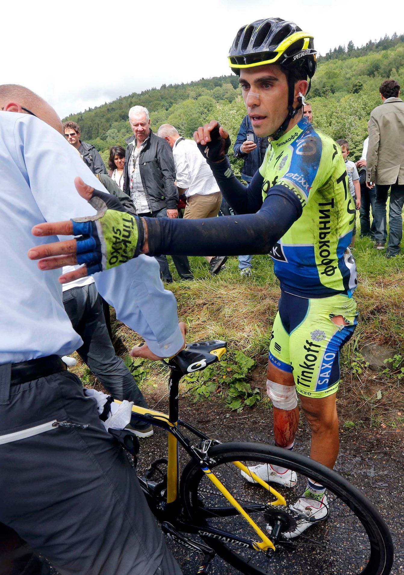 Alberto Contador na Tour de France 2014