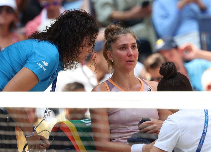 Karolína Muchová - Beatriz Haddadová Maiaová, čtvrtfinále US Open 2024