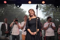 Čaputová o Zemanovi: Na mnoho věcí máme různé názory, je velmi vyhraněný