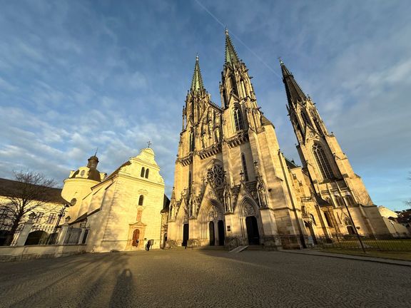 Katedrála svatého Václava v Olomouci na snímku z ledna 2025.