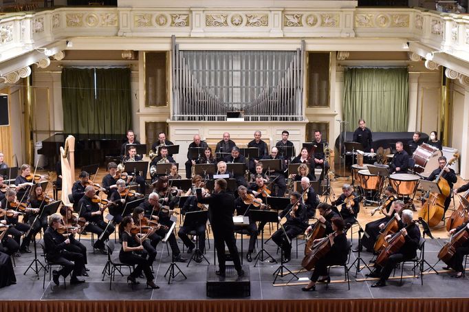 Snímek ze čtvrtečního koncertu Filharmonie Brno.